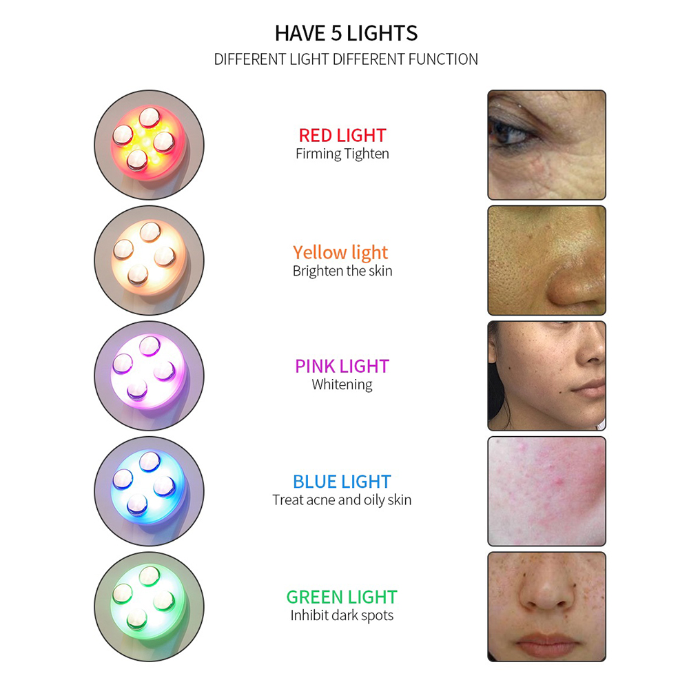 5 In 1 Home Facial Beauty Devi - Galvanic Skin Sensor ulasan dan harga