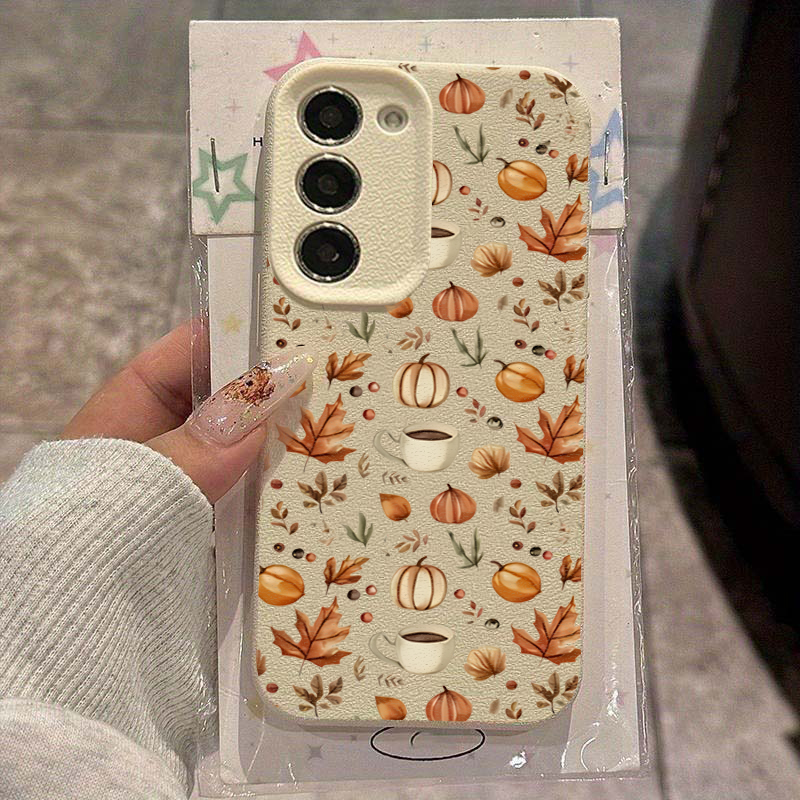 Autumn Pumpkin Coffee Illustra - Samsung Galaxy A55 ulasan dan harga