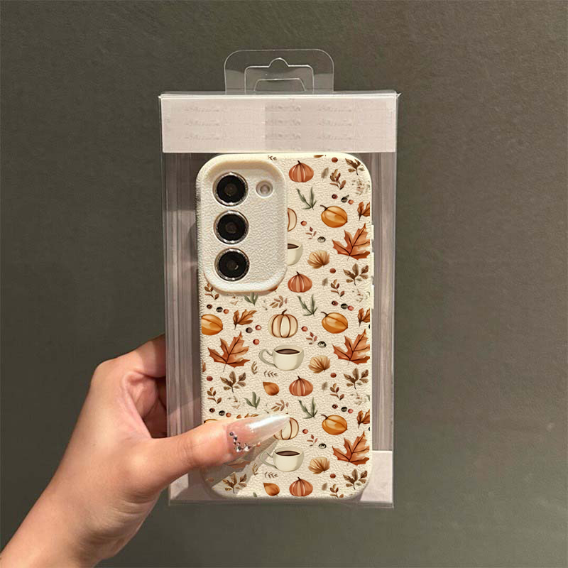 Autumn Pumpkin Coffee Illustra - Samsung Galaxy A55 ulasan dan harga