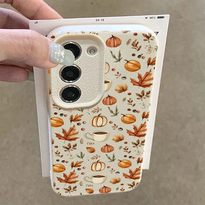 Autumn Pumpkin Coffee Illustra - Samsung Galaxy A55 ulasan dan harga