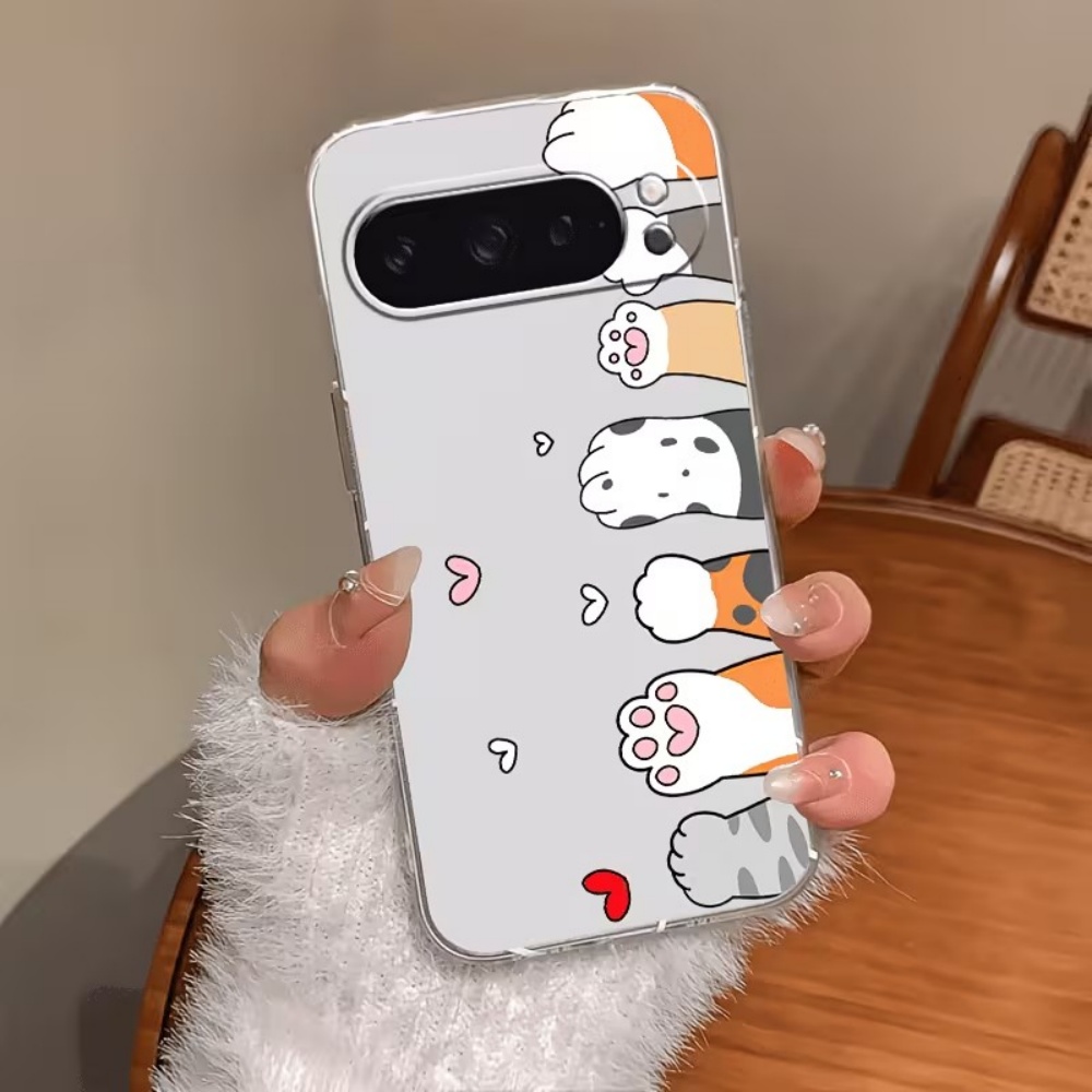 Cartoon Cat Paw Print Crystal  - Google Pixel 8A ulasan dan harga