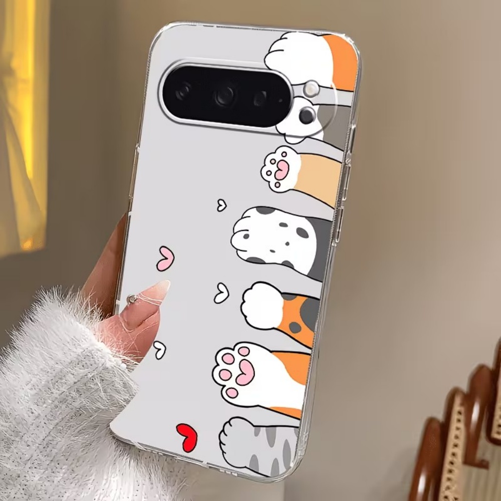 Cartoon Cat Paw Print Crystal  - Google Pixel 8A ulasan dan harga