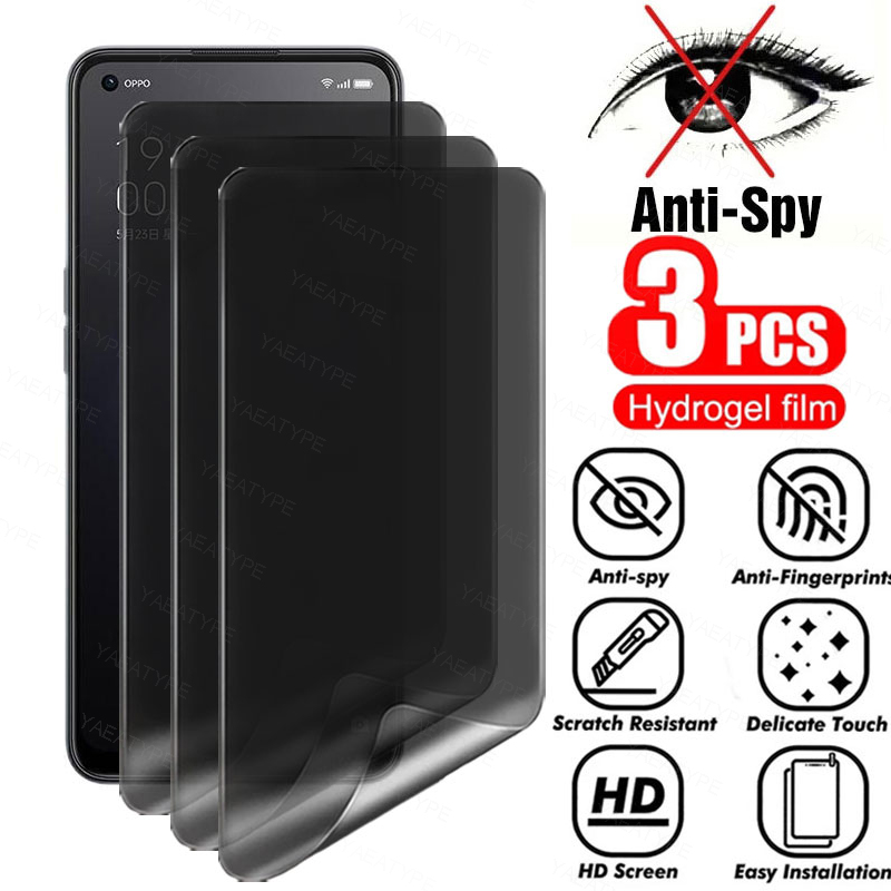 3Pcs Privacy Hydrogel Film For - Realme C67 ulasan dan harga