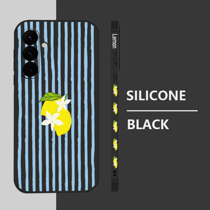 Stripe Lemon Print TPU Phone C - Samsung Galaxy A55 ulasan dan harga