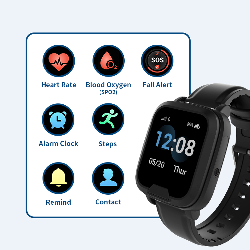 Fall Detection 4G Elderly Smar - Fall Detection Watch ulasan dan harga